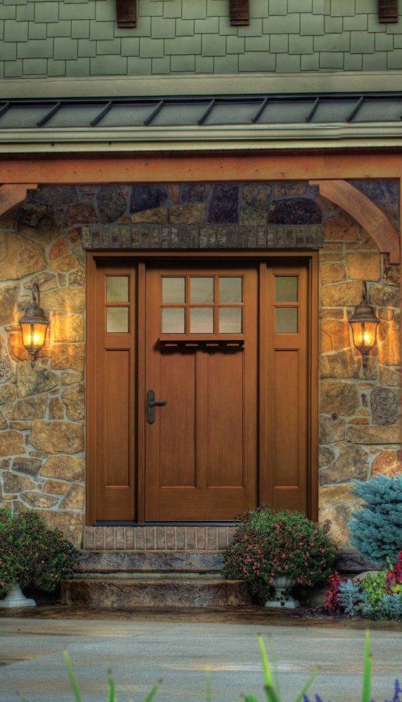Woodgrain Front Door